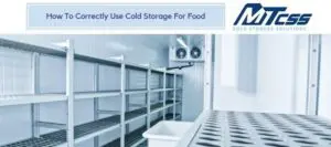 Food Safe Cold Room Shelving | MTCSS