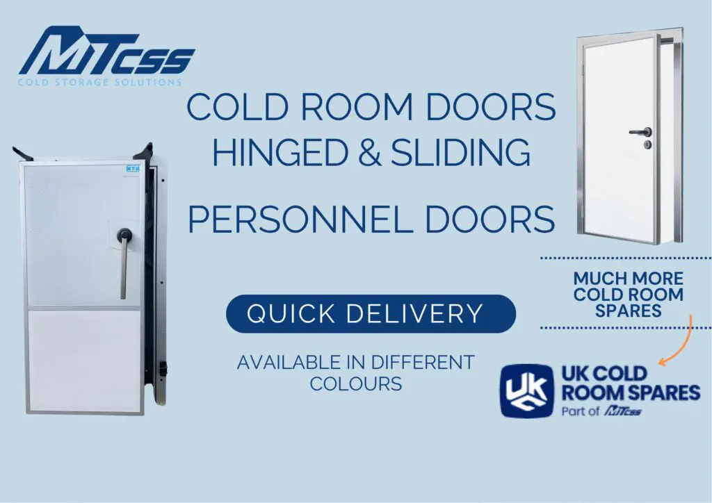 Hinged, & Sliding Cold Room Doors Personnel Doors